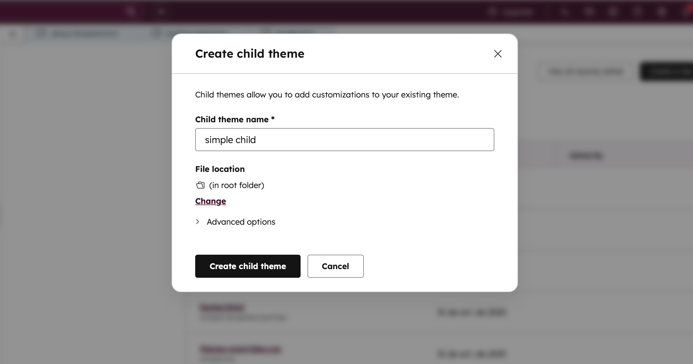 How to Create a Child Theme in HubSpot CMS