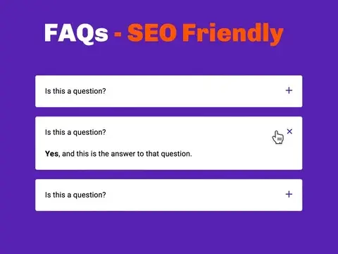 FAQs - SEO friendly