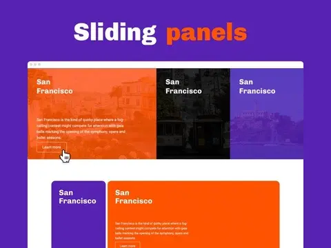 Sliding panels